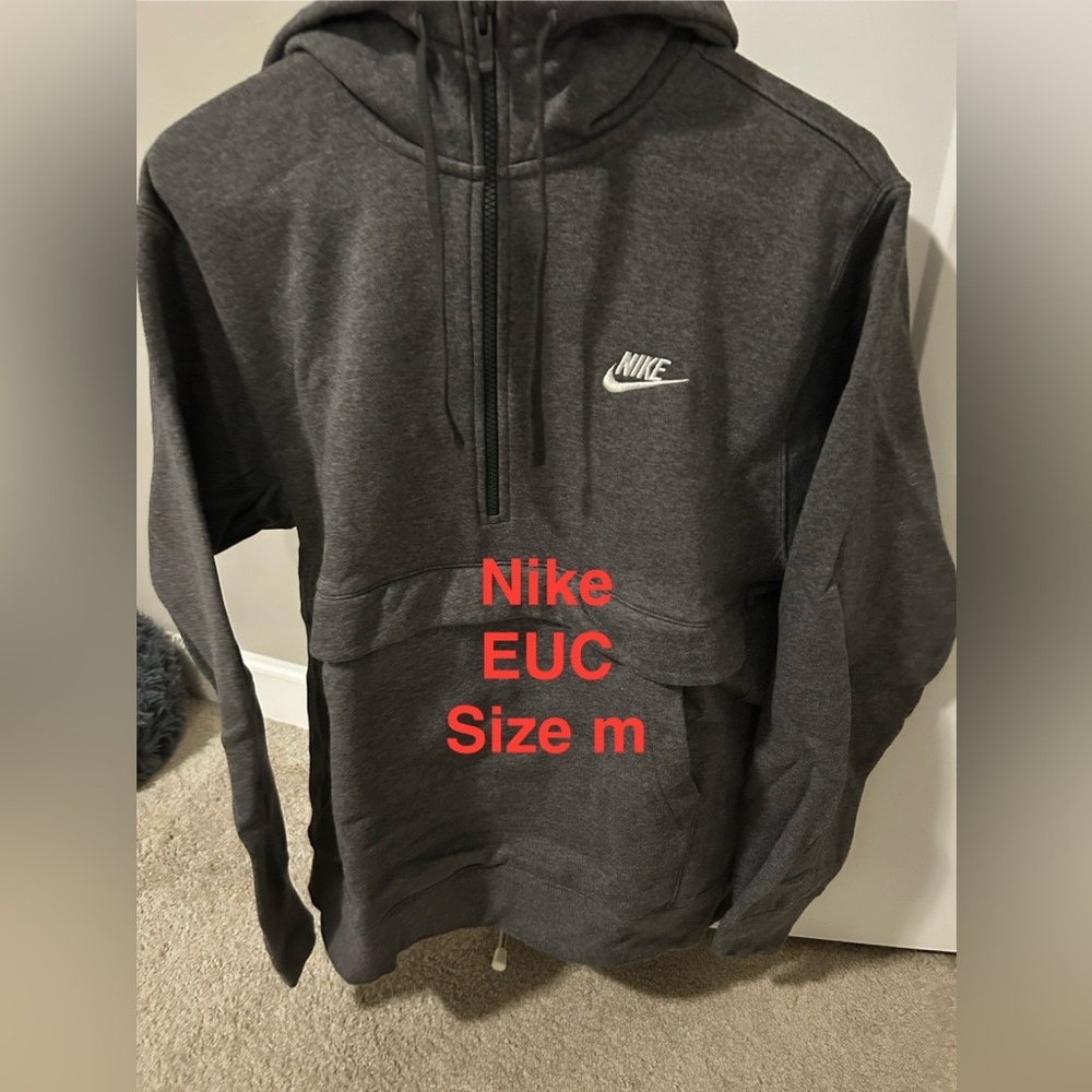 Nike Charcoal Pullover Hoodie